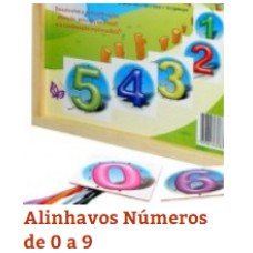 Alinhavos Numeros de 0 a 10(c/10Pçs)Unid - Ref.1135 Editora Fundamental